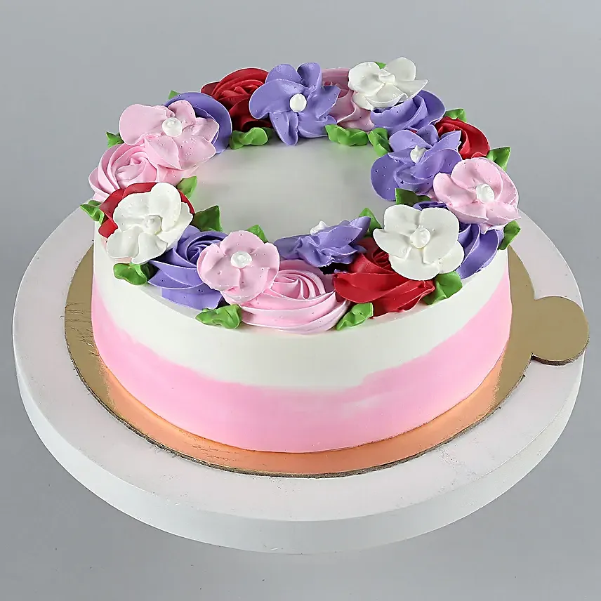 Floral Blossom Chocolate Cake Half Kg