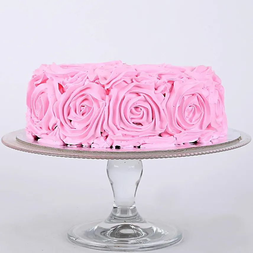 Floral Chocolate Cake Half Kg