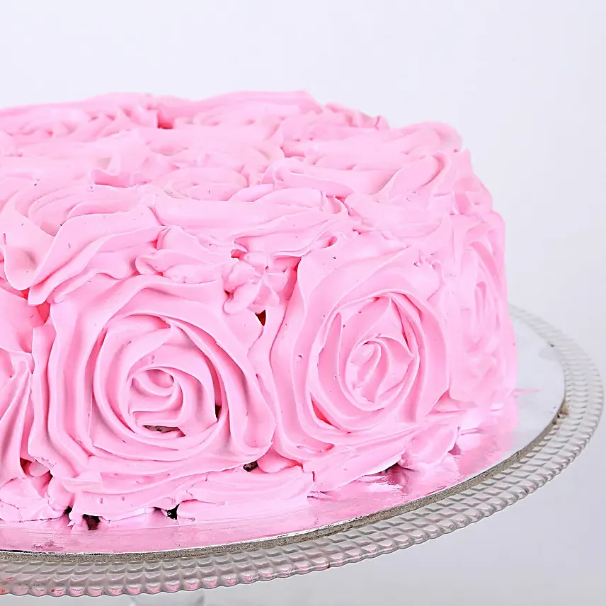 Floral Chocolate Cake Half Kg