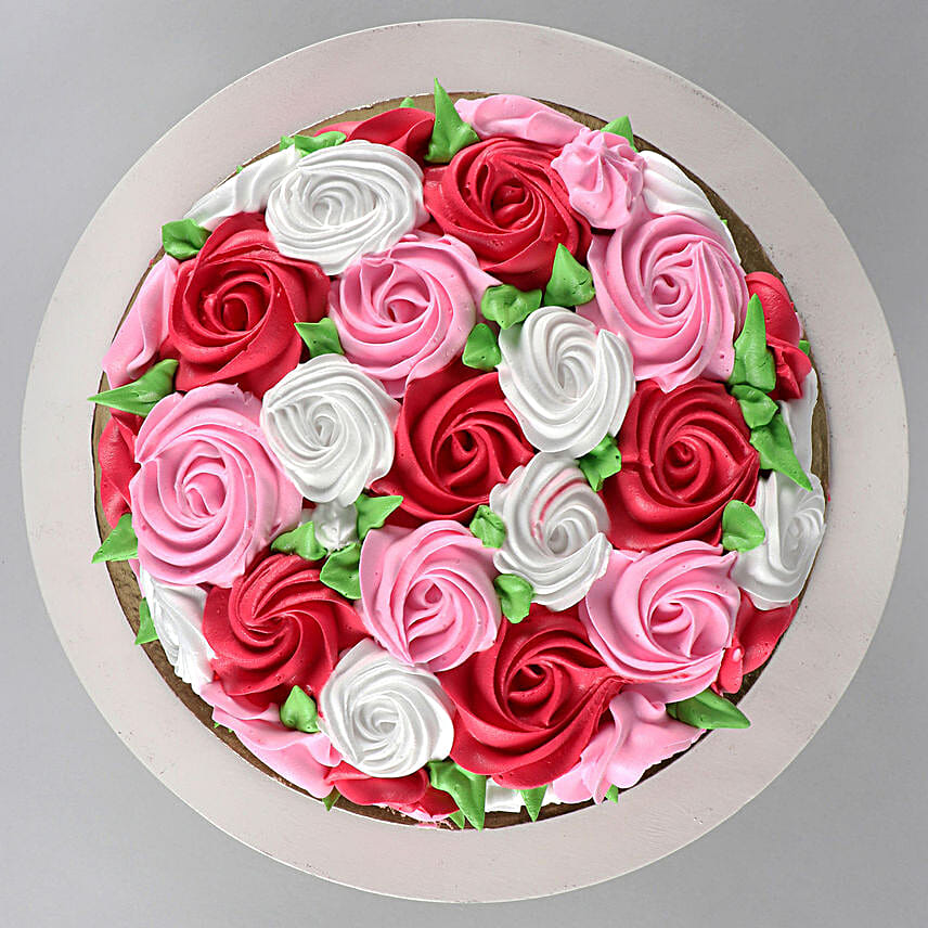 Full Of Roses Designer Cake Half Kg