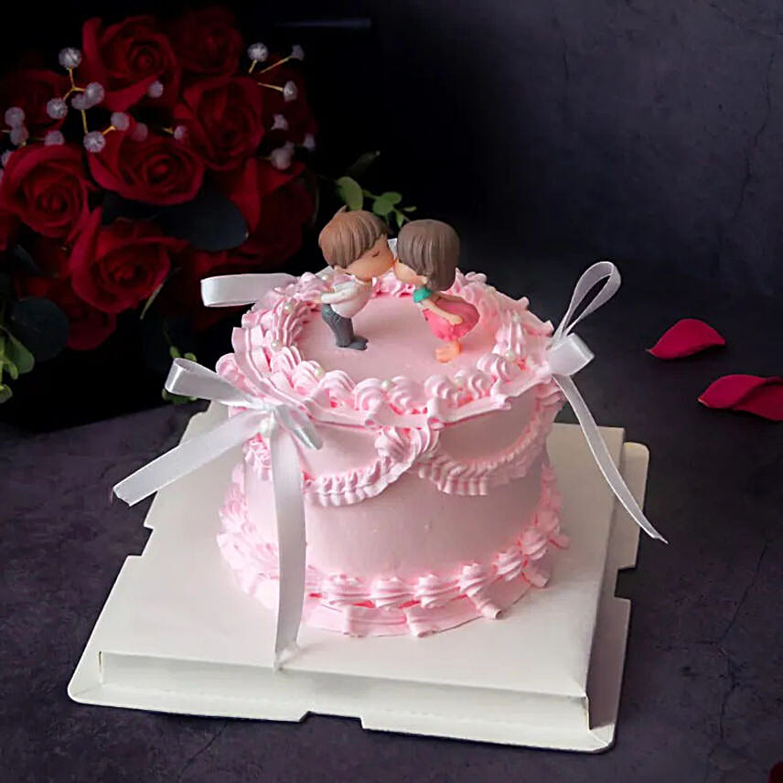 Lovey Dovey Taro Cake