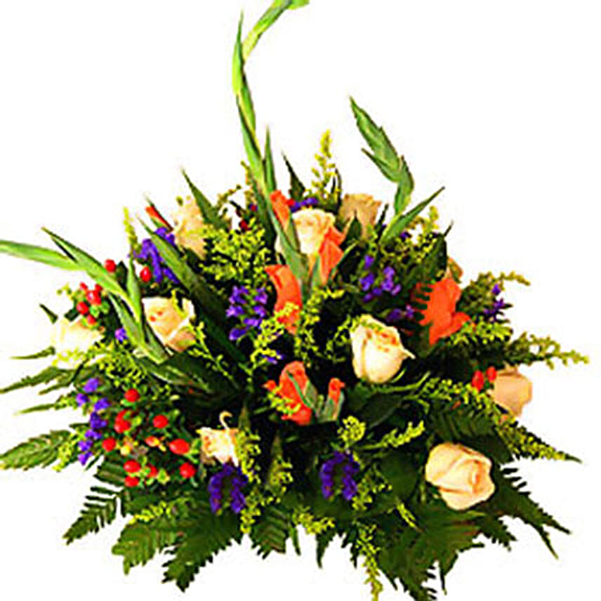 Mixed Cheerful Blooms