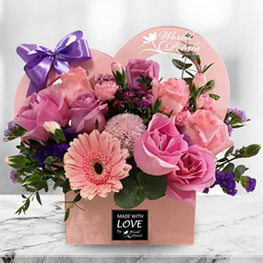 Pastel Pink Flower Arrangement