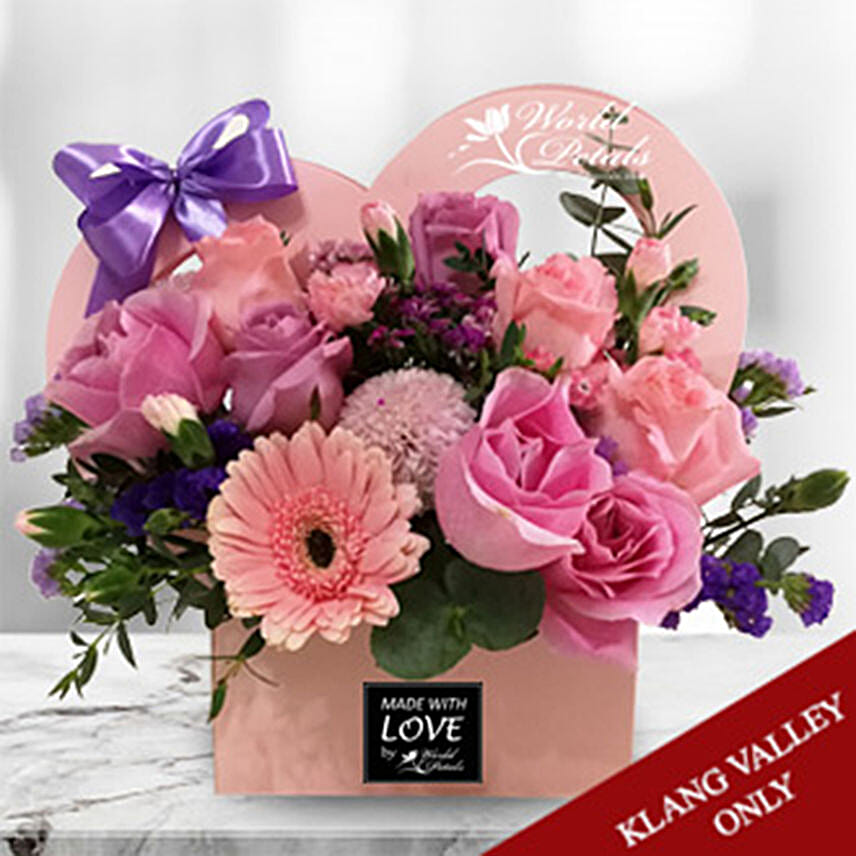Pastel Pink Flower Arrangement