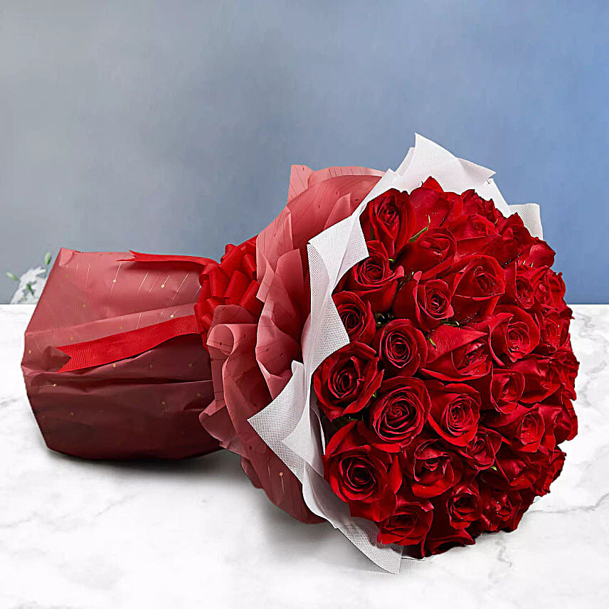 Premium Red Roses Bouquet