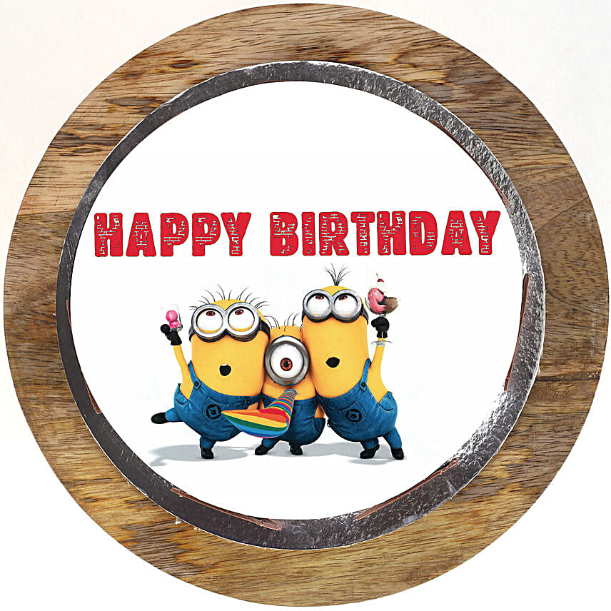 Quirky Minions Cake Butterscotch Half Kg