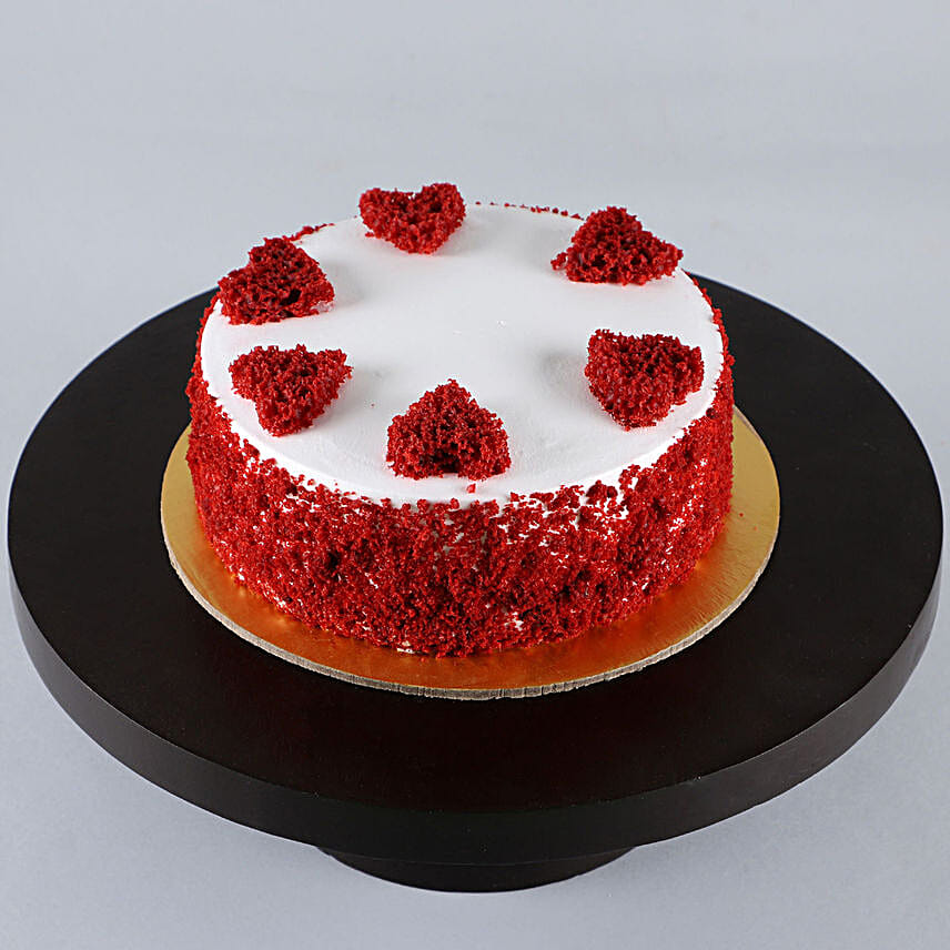 Red Hearts Velvet Cake- Half Kg