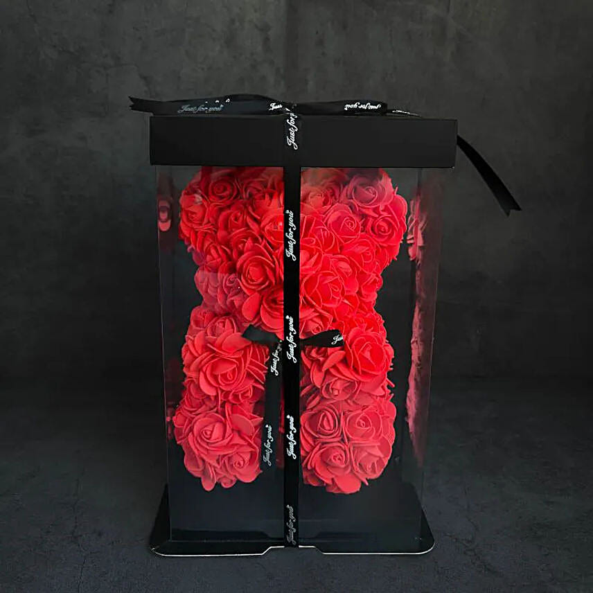 Red Rose Teddy