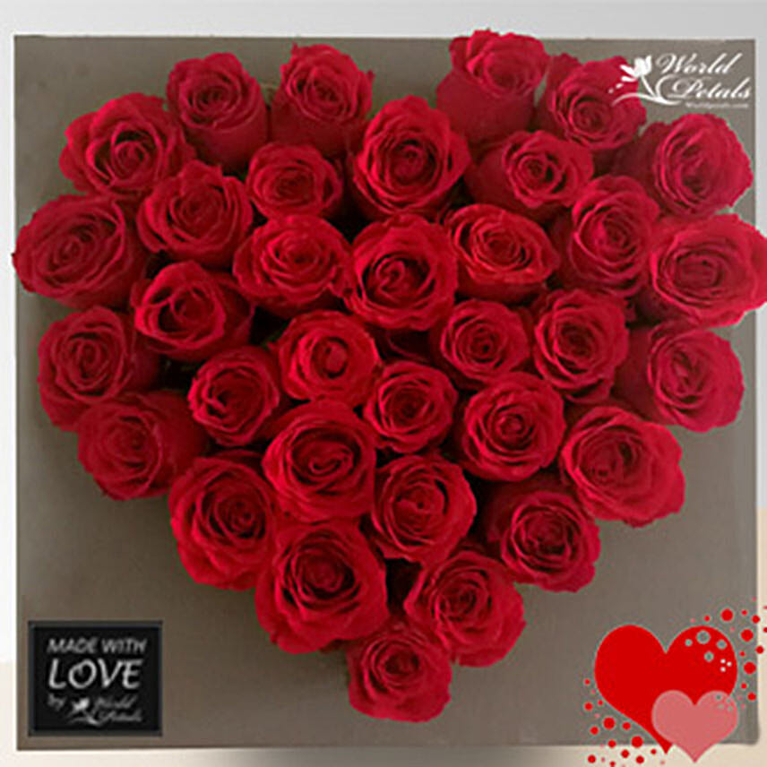 Rosy Box Arrangement