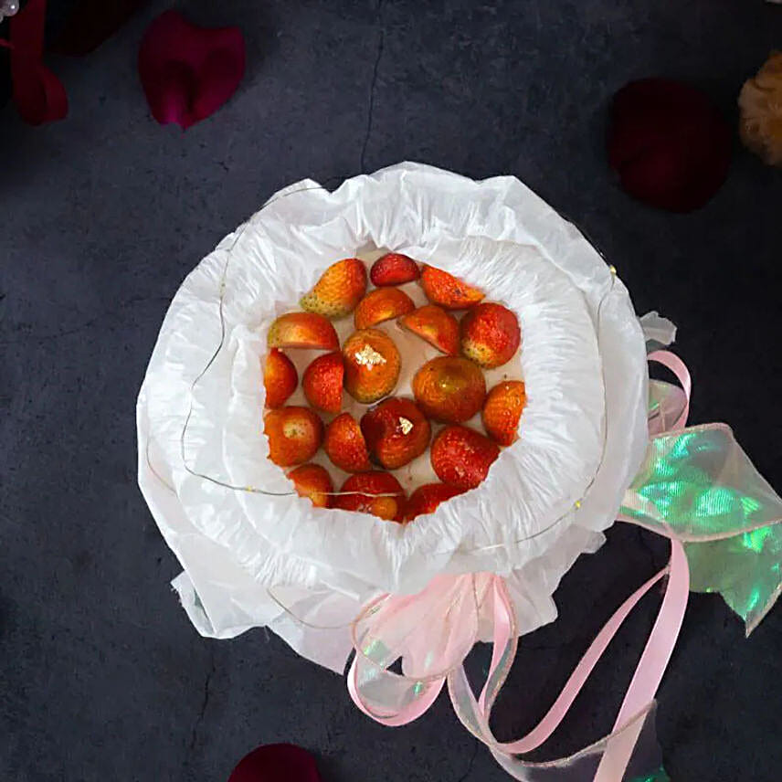 Strawberry Dream Bouquet Designer Cake