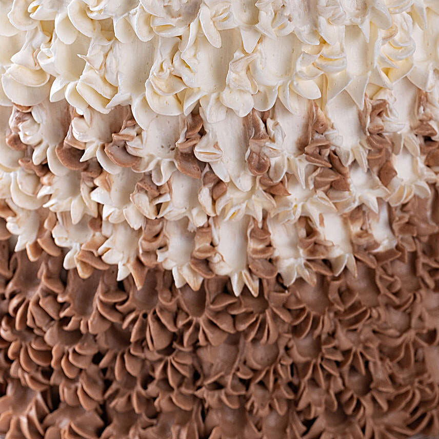 Swirly Chocolate Cream Cake Half Kg