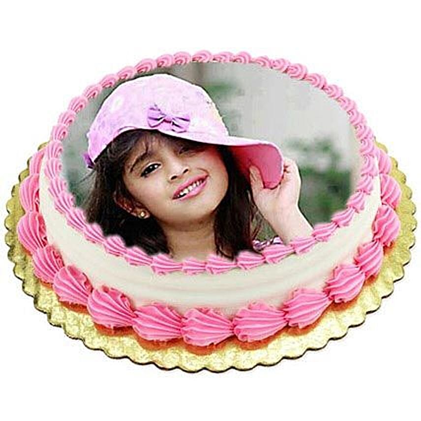 Vanilla Photo Cake 0.5Kg