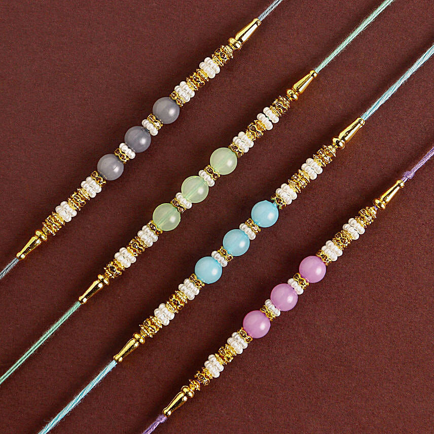 Zen Beadwork Rakhi Set of 2