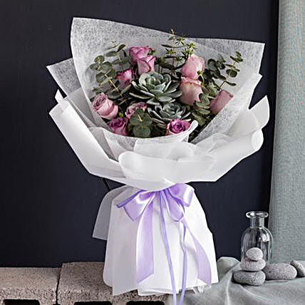 Purple Kiss Bouquet