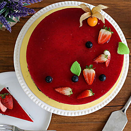 Tempting Mixed Berry Cheesecake