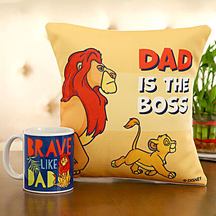 Disney Dad Is The Boss Cushion Mug