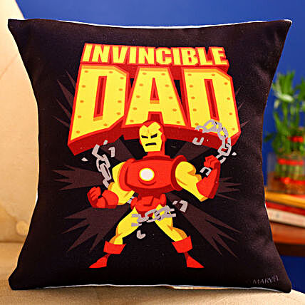 Marvel Invincible Dad Printed Cushion