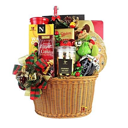 Merry Christmas Indulgence Basket:Christmas Gifts Delivery In Malaysia