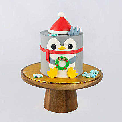 Penguin X Mas Designer Cake:Christmas Cakes Delivery In Malaysia