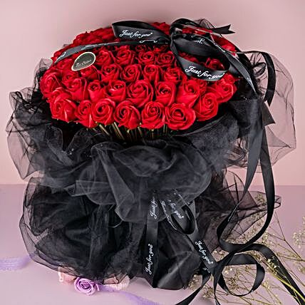 Romantic Scented Soap Red Roses Bouquet:Gifts for Her to Malaysia