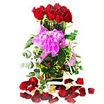 Roses in Amazing Vase