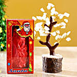 Rose Quartz Wish Tree & Choco Swiss Santa