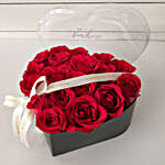 Valentine Heart Roses Arrangement