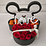 Mickey Valentine Flowers And Oranges