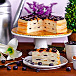 Tempting Blueberry Peanut Crepe Cake