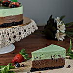 Tempting Chocolate Mint Cheesecake