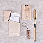Personalised Wooden Office Gift Set