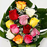 Delightful Mixed Roses Bouquet