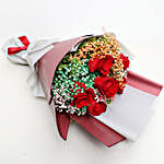 Enchanting 6 Red Roses Bouquet