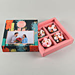 Cup Cake Shaped Soap Personalised Box