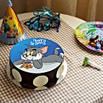 Classic Tom And Jerry Chocolate Photo Cake