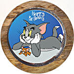 Classic Tom And Jerry Photo Cake Pineapple Half Kg