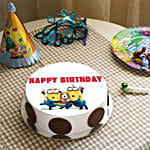 Quirky Minions Cake Butterscotch Half Kg