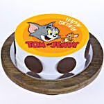 Tom And Jerry Photo Cake Pineapple Half Kg