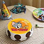 Tom And Jerry Photo Cake Pineapple Half Kg