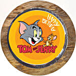 Tom And Jerry Photo Cake Pineapple Half Kg