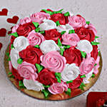 Full Of Roses Designer Cake Half Kg