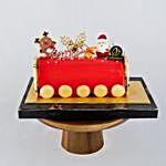 Red Velvet Log Cake