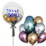 Its A Boy Balloons In Balloon And 8 Latex Balloons