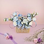 Serene Mixed Flowers Basket