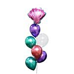 Shell Tail Balloons Bunch
