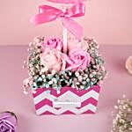 Happy Valentines Day Balloon Roses Box