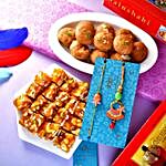 Bhaiya Bhabhi Rakhi Set With Sweets