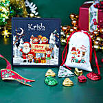 Personalised Christmas Puzzle & Chocolates Combo