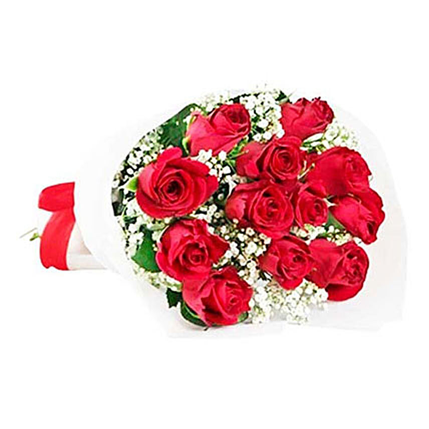 Classic Red Roses:Valentines Day Roses to Mauritius