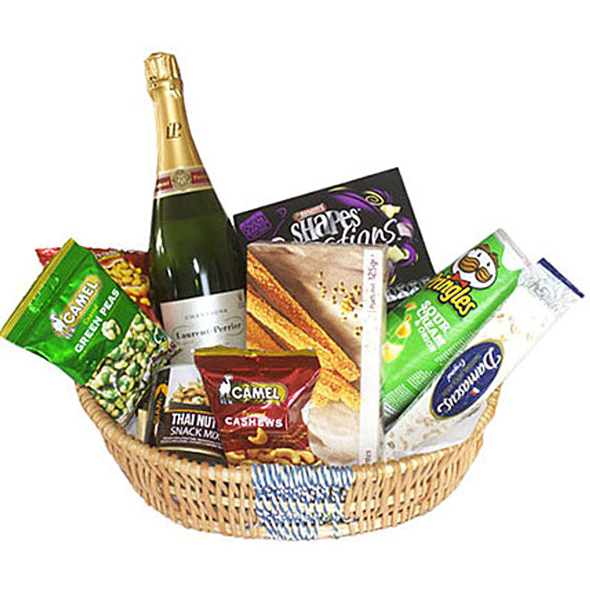 Celebratory Champagne Basket